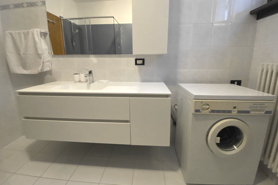 bagno appartamento Papavero bagno con lavatrice appartamento Papavero