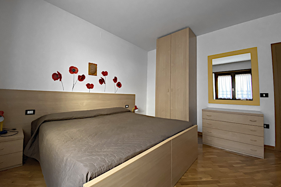 appartamento Papavero stanza matrimoniale stanza matrimoniale appartamento Papavero