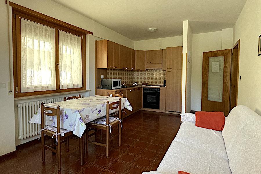 Appartamento Pesco, la cucina locale cucina e soggiorno dell'appartamento Pesco